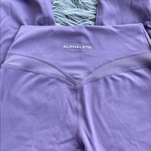 ALPHALETE | Purple Alphalux Leggings